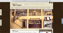 Desktop Screenshot of hotelpodkluka.pl