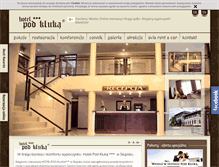 Tablet Screenshot of hotelpodkluka.pl